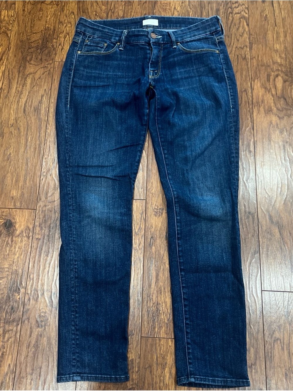 MOTHER The Looker Crop Jeans Flowers from the Storm Womens SZ 26